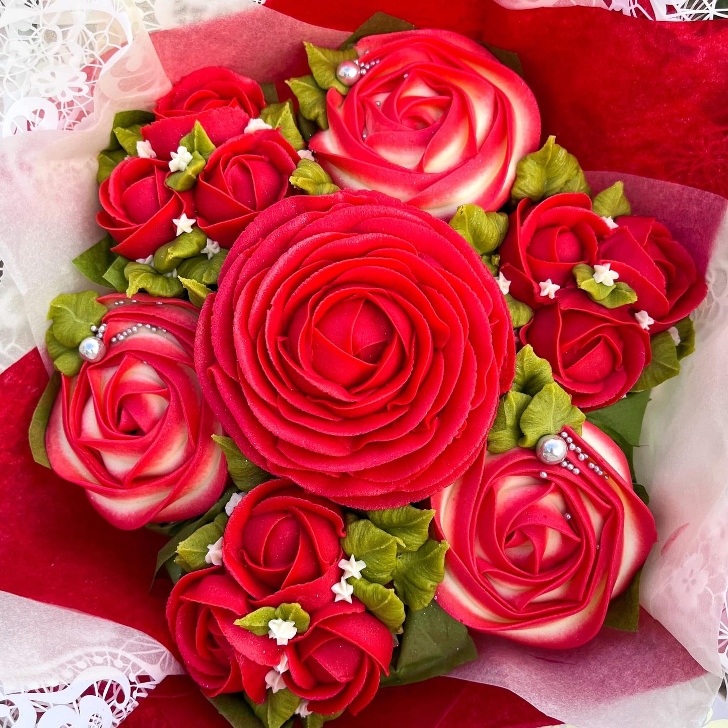 7 Rose Cupcake