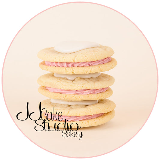 Lemon Raspberry Italian ButterCream Sandwich