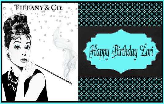 Tiffany & Company Cupcake Cake Invitation