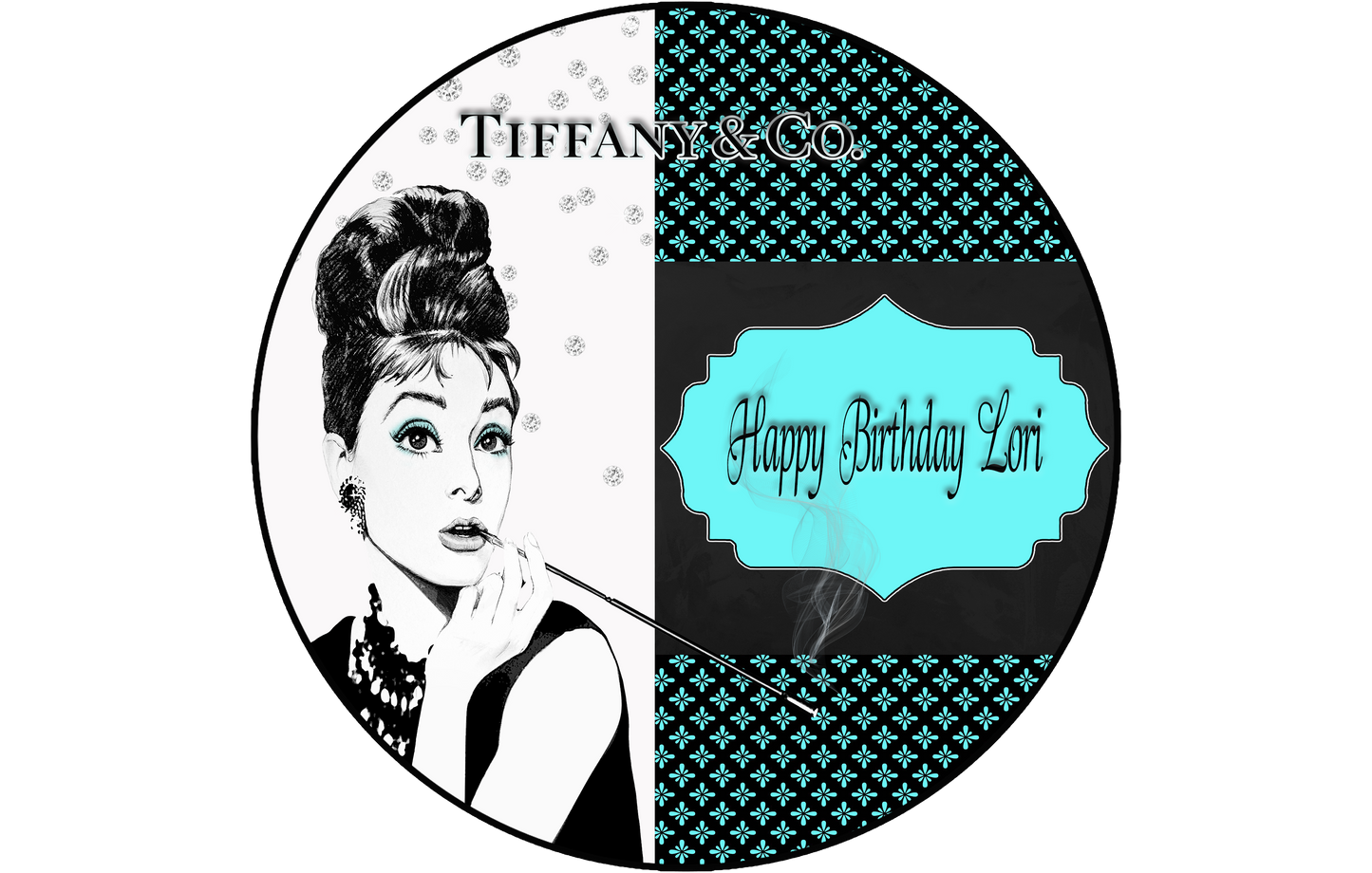 Tiffany & Company Cupcake Cake Invitation